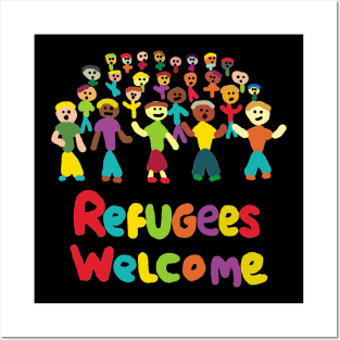 Refugees Welcome Posters and Art
